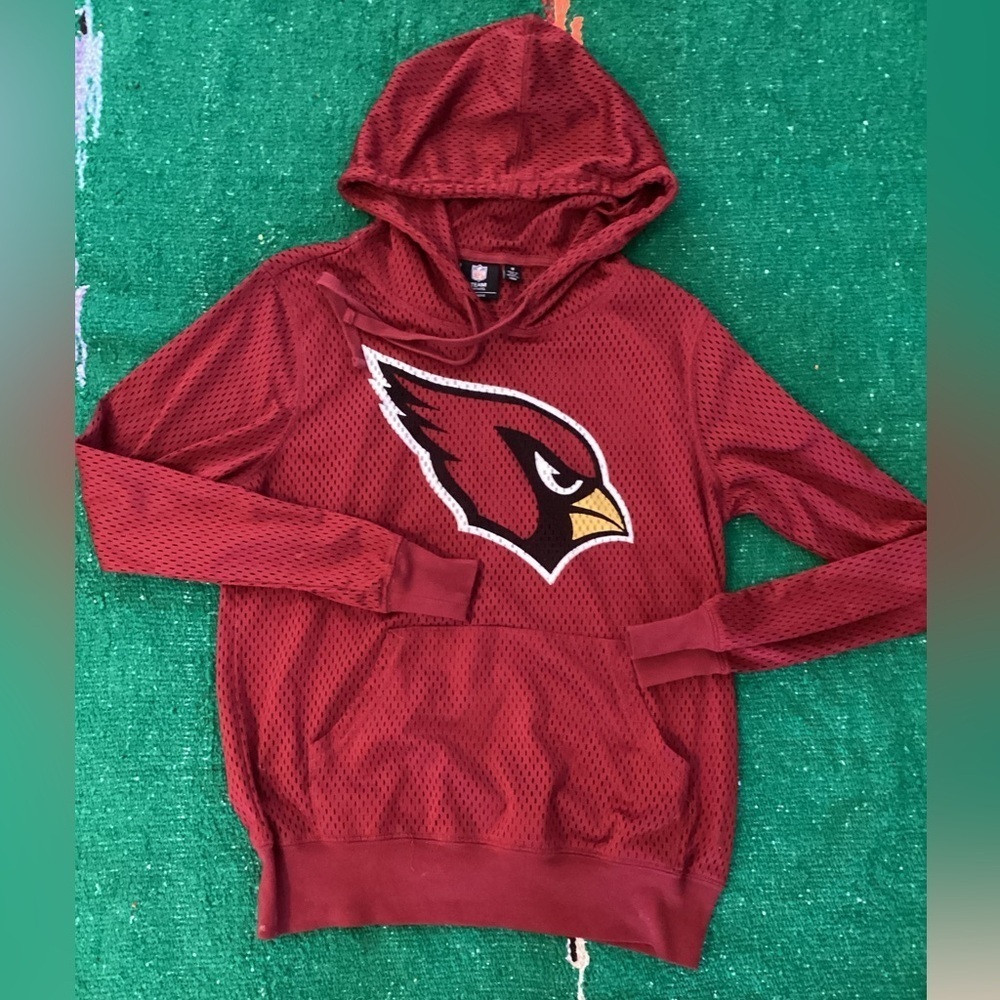 NFL Arizona Cardinals women’s netted hoodie -SZ M
Pit to pit 20”
Length 25”
H4